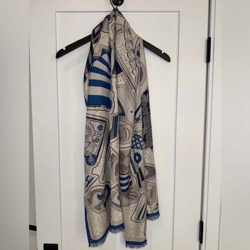 Hermes Cosmic Horse Scarf